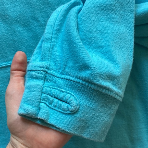 Pressbox Texas Bluebonnets Neon Blue Spirit Jersey Long Sleeve T-Shirt Small EUC - Picture 8 of 8